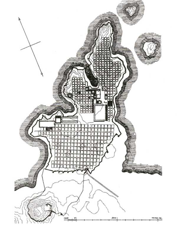 Planul orașului Milet